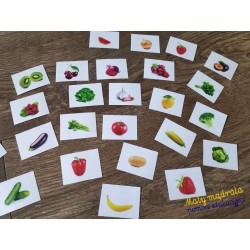 Owoce i warzywa - układanka PDF