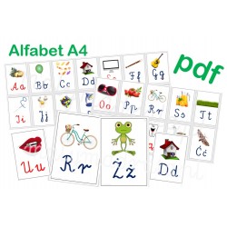 Alfabet A4 - PDF 32 strony